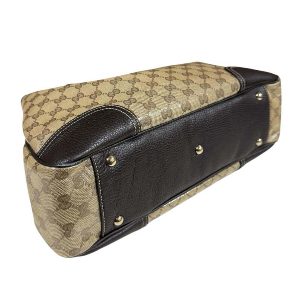 GUCCI Authentic Cream Leather Tote Bag - Picture 6 of 15